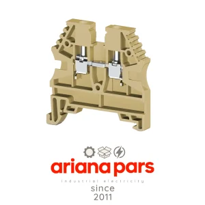 ترمینال ریلی پیچی سایز 2.5 کلمسان Klemsan مدل Avk 2.5 کرم کد 304129