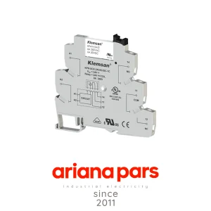 رله PLC تک کنتاکت 24 ولت کلمسان مدل KPR-SCE-24V AC/DC-1C بسته 10 عددی