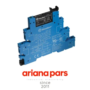 ماژول رله پی‌ال‌سی 24vDC تک کنتاکت 6 آمپر فیندر مدل 38.51.7.024.0050