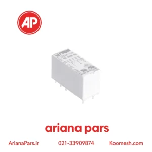 رله مینیاتوری RELPOL مدل RM84-2012-25-5115 (کویل 115VAC، 8A، 2CO/DPDT)