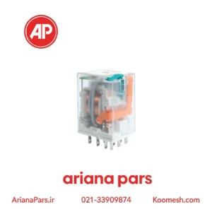 رله مینیاتوری RELPOL مدل R3N-2013-23-1024-WT (3 کنتاکت 24VDC، 10A)