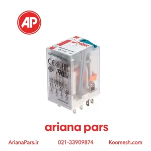 رله مینیاتوری RELPOL مدل R3N-2013-23-5115-WT (3 کنتاکت 115VAC، 10A)